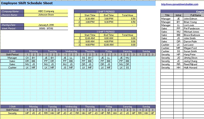 free Spreadsheet Templates