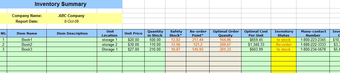 Spreadsheet Templates